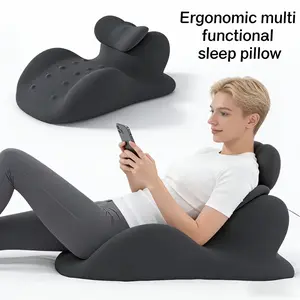 Premium Memory Foam Cervical Support Pillow Ergonomic Contoured Design for Side Sleepers Slow Rebound Breathable Support Dedicated Neck Care Ideal for Home Office Naps Valentine’s Day Gift