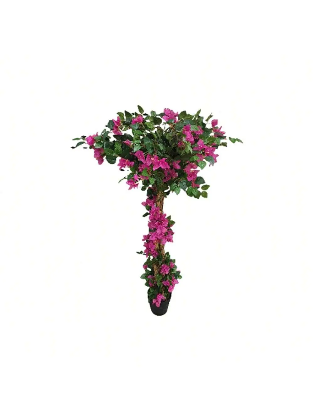 Red - 4 feet Artificial Tree For Outdoors Indoors With Flowers And Leaves, Realistic Fake Potted Bougainvillea Trees For Home Office Living Room Decor  Bougainvillea Tree Decorative Fruit Plants Silk