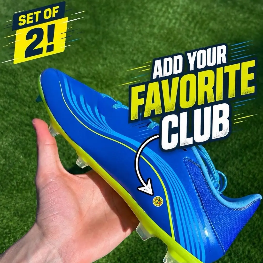 Soccer Club Sticker on Cleats | Customize your Cleats/Boots | (Set of 2)