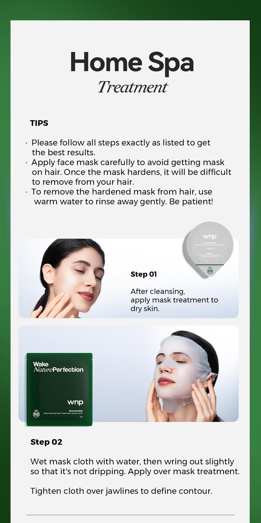 [WNP Official] Mummy Mask Resurrecting Spa Treatment mask Skincare Treatment for Skin Repair & Comfort