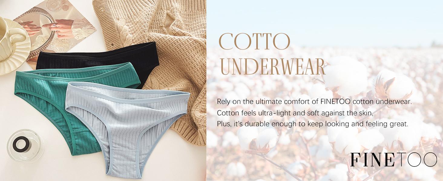 FINETOO 15PCS Cotton Panties for Women Seamless Underwear Outfit Maternity Basic Minimalist Comfortable Bikini Briefs S-XL Size SpringStatements