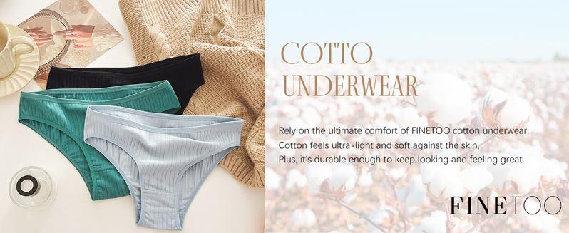 FINETOO 15PCS Cotton Panties for Women Seamless Underwear Outfit Maternity Basic Minimalist Comfortable Bikini Briefs S-XL Size