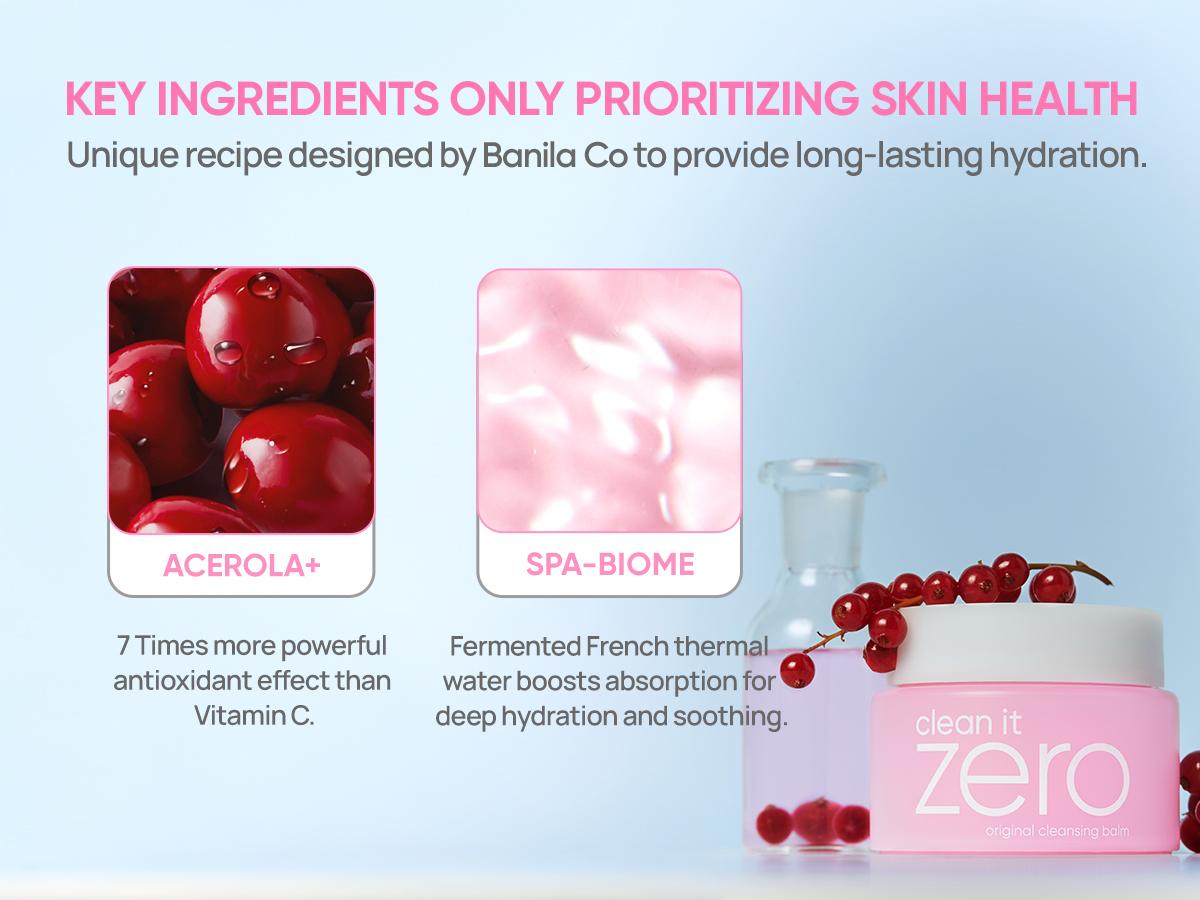 Clean it Zero Original Cleansing Balm | Korean Makeup Remover/Cleanser & Hydrating Facial Wash for All Skin 180ML only