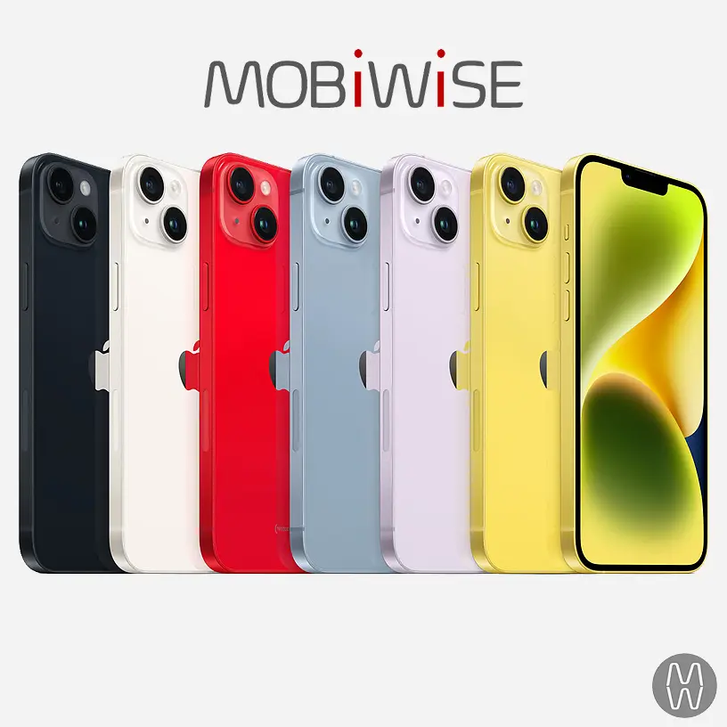 Refurbished Excellent iPhone 14 Fully Unlocked Smartphone - Durable Aluminium Cellphone with Advanced Camera, High-Performance Chip, Lightning Compatibility, Accessories, 1-Year Warranty, Protection