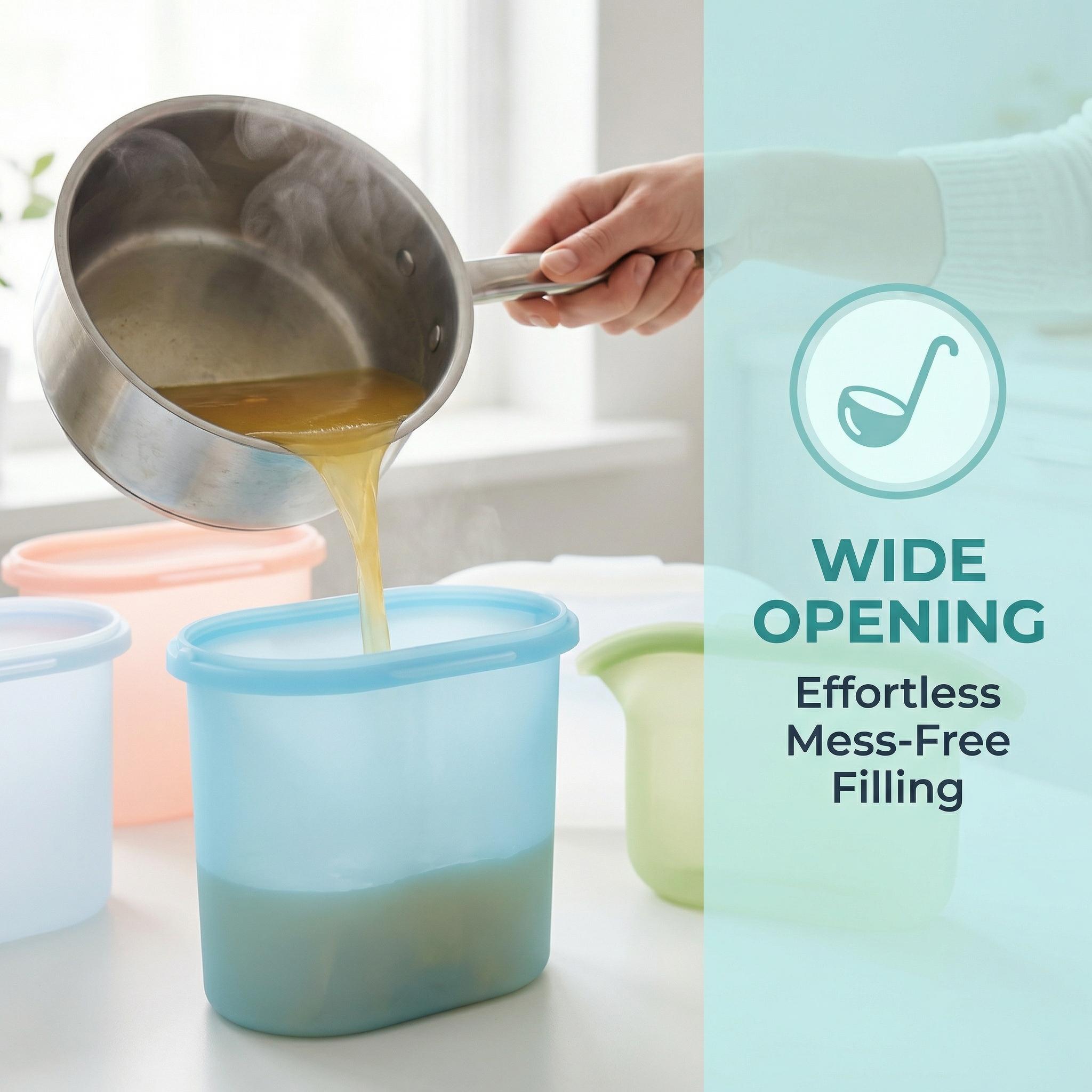 2-pack silicone food bags，Seal fresh, reuse daily.  Silicone food bags for fridge, freezer & on-the-go.#siliconebags #reusablestorage #foodfresh #tiktokmademebuyit #fyp#food