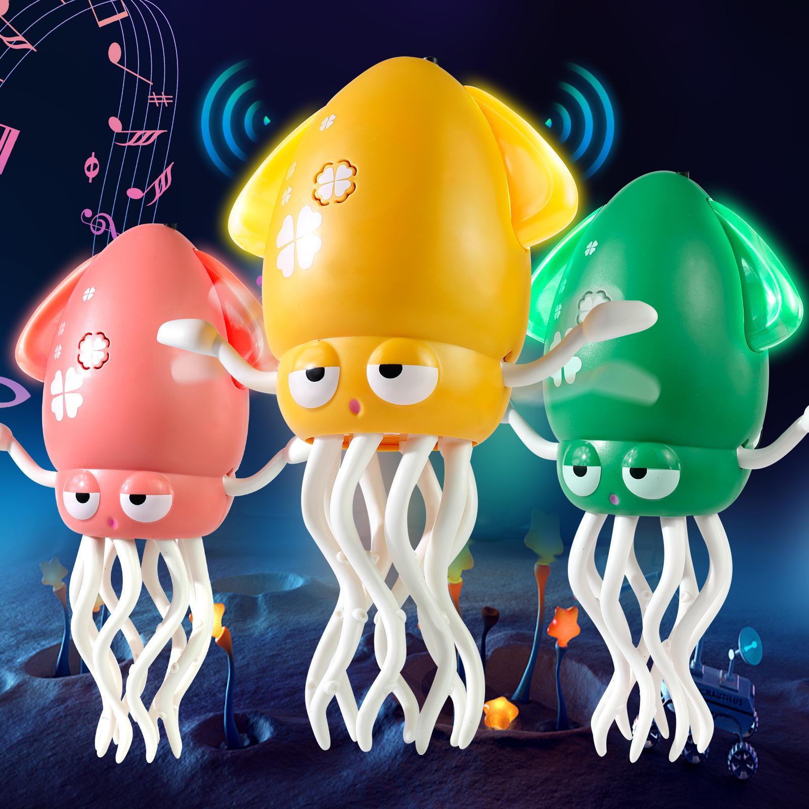 Dancing Squid Toy for Kids - Colorful Lights Catchy Music Fun Wiggles Early Development Toys for Toddlers 0-12 Months Dancing Squid Toy for Kids - Colorful Lights Catchy Music Fun Wiggles Early Development Toys for Toddlers 0-12 Months