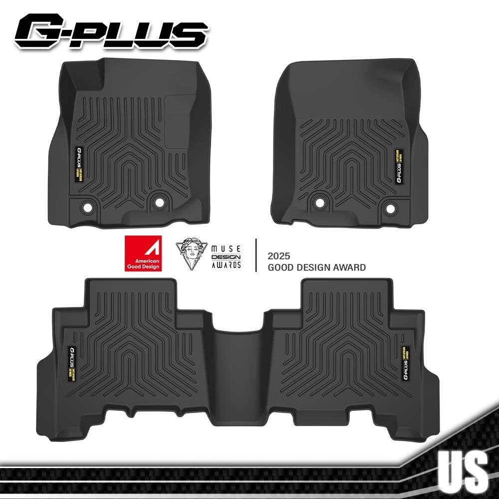 Fit For Toyota 4Runner 1996-2023&Fit For Lexus GX460,TPE Floor Mats Rubber Liners,All Weather Protection,Waterproof Anti-slip Durable Floor Mats Car Interior Accessories