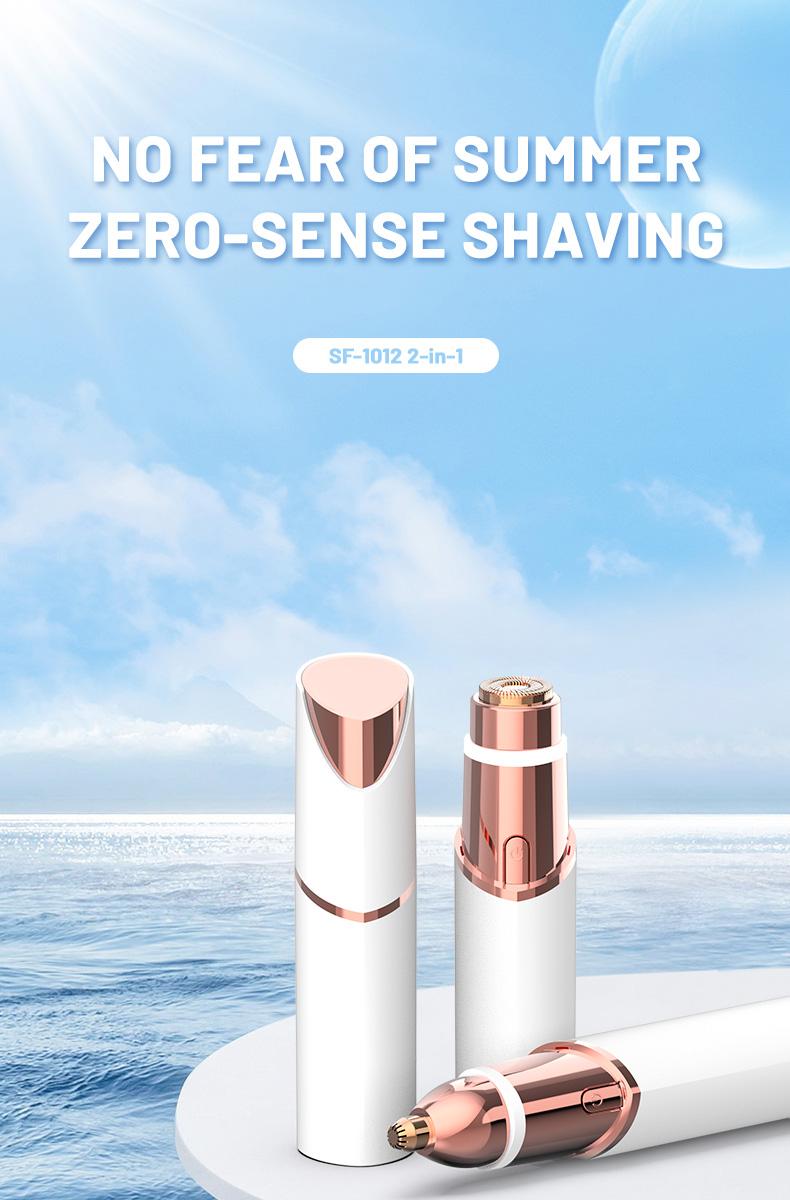 2 in 1 facial & eyebrow hair trimmer,Electric Eyebrow Trimmer, Lip Facial Body Hair Removal Tool, Facial Hair Care Tool, Electric Shaver Women, Eyebrow, Epilator Hair Remover