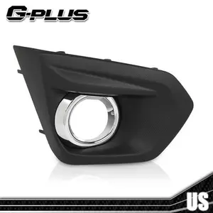 Fog Light Bezel w/ Chrome Trim Right Passenger Side Fit For 12-14 Subaru Impreza