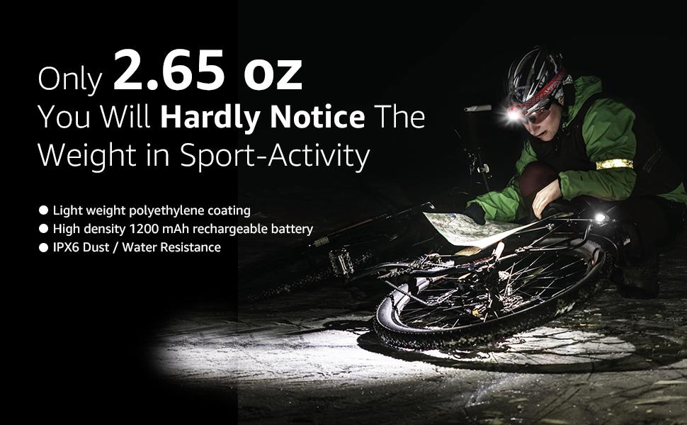 LE Headlamp Rechargeable, LED Head Lamp with 6 Modes for Camping & Hiking Gear Essentials, IPX4 Waterproof High Lumen Bright Headlight Flashlights with Adjustable Headband, USB Cable Include LE Headlamp Rechargeable, LED Head Lamp with 6 Modes for Camping & Hiking Gear Essentials, IPX4 Waterproof High Lumen Bright Headlight Flashlights with Adjustable Headband, USB Cable Include