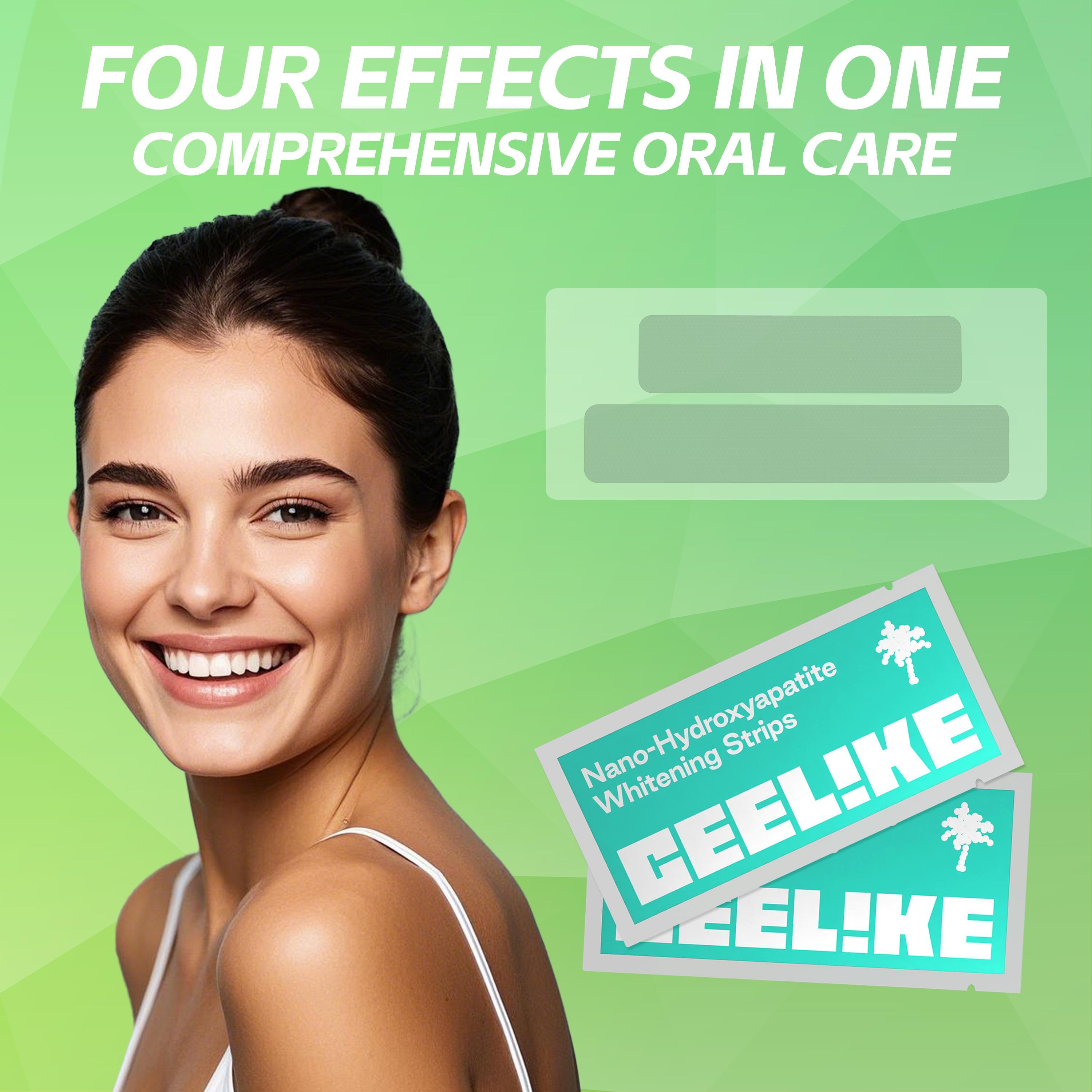 【MSDRWIKEY】7-Pro New Intensive Care Toothpaste + Ceelike 7-Day Teeth Strips - Whitening & Care Set