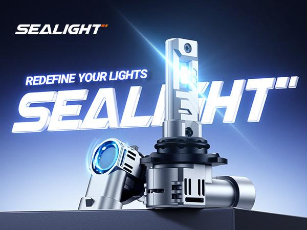 2012 Honda Civic 9006/HB4 80W 6500K White IP68 LED Headlight Bulbs 2PCS SEALIGHT X1S