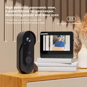 X8 Video Doorbell with Screen, No WiFi Needed, Local Storage, Waterproof & No Subscription Required X8 Video Doorbell with Screen, No WiFi Needed, Local Storage, Waterproof & No Subscription Required