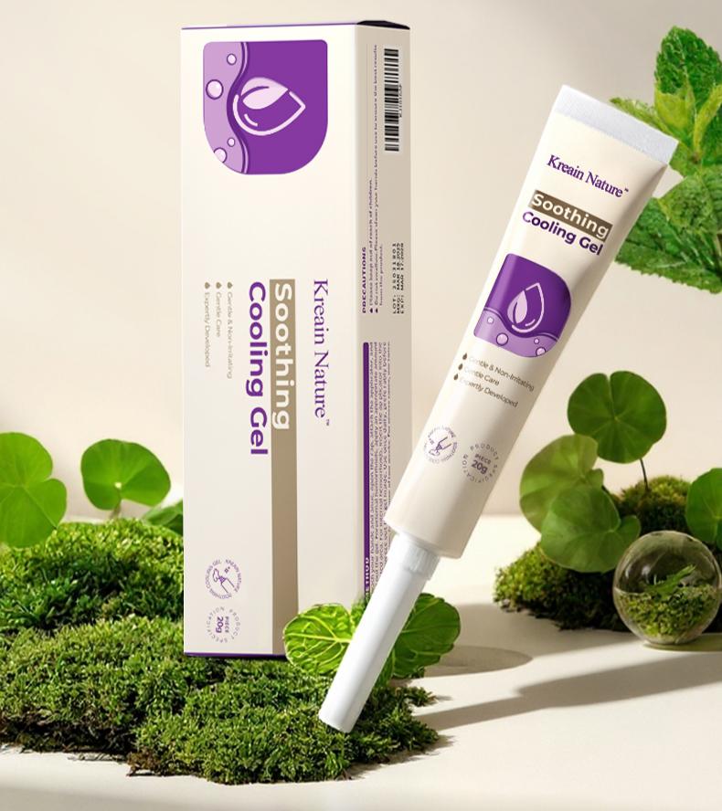 Kreain Nature 4 Hemorrhoid Gel Carthamus Seed Scutellaria Baicalensis Extract Carboxymethylcellulose Purple Daisy Apply to the Skin Used for Eliminating Hemorrhoids