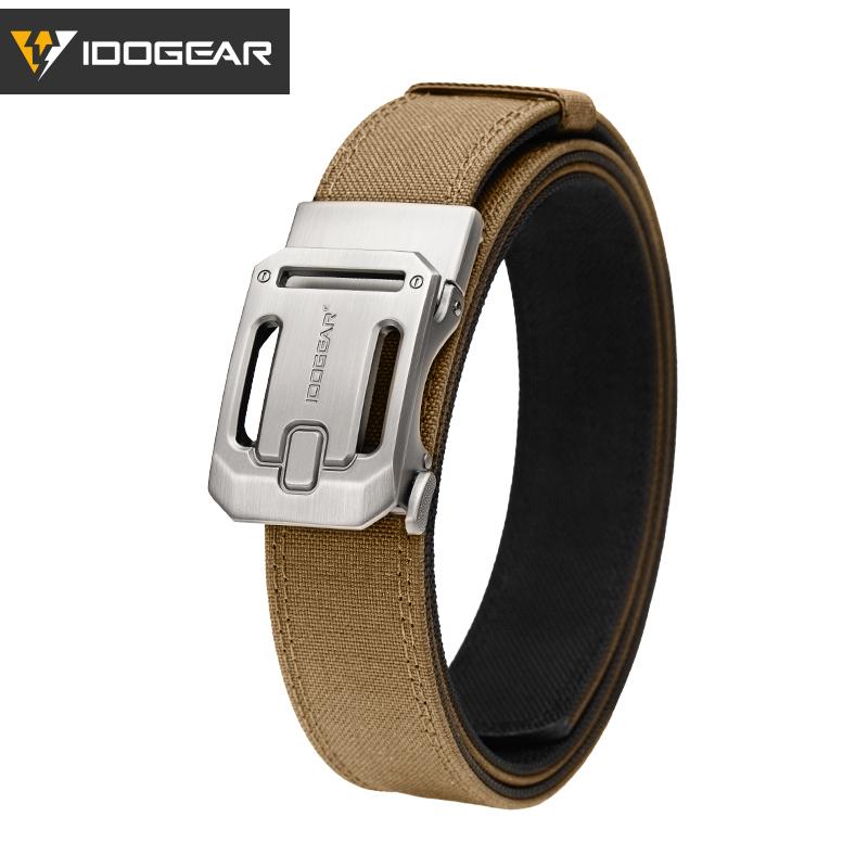 IDOGEAR 1.5" Ratchet Nylon Belt with Adjustable Metal Buckle Tactica Quick-Release Reinforce CCW Belt 3447 SpringStatements