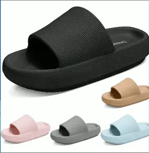 Cloud Slides for Women and Men -Soft, Comfy, Relax Cloud Slippers, Thick Sole,Non-slip Pillow Slippers Walking Shoes Footwear house slipper Water Proof Flipflop