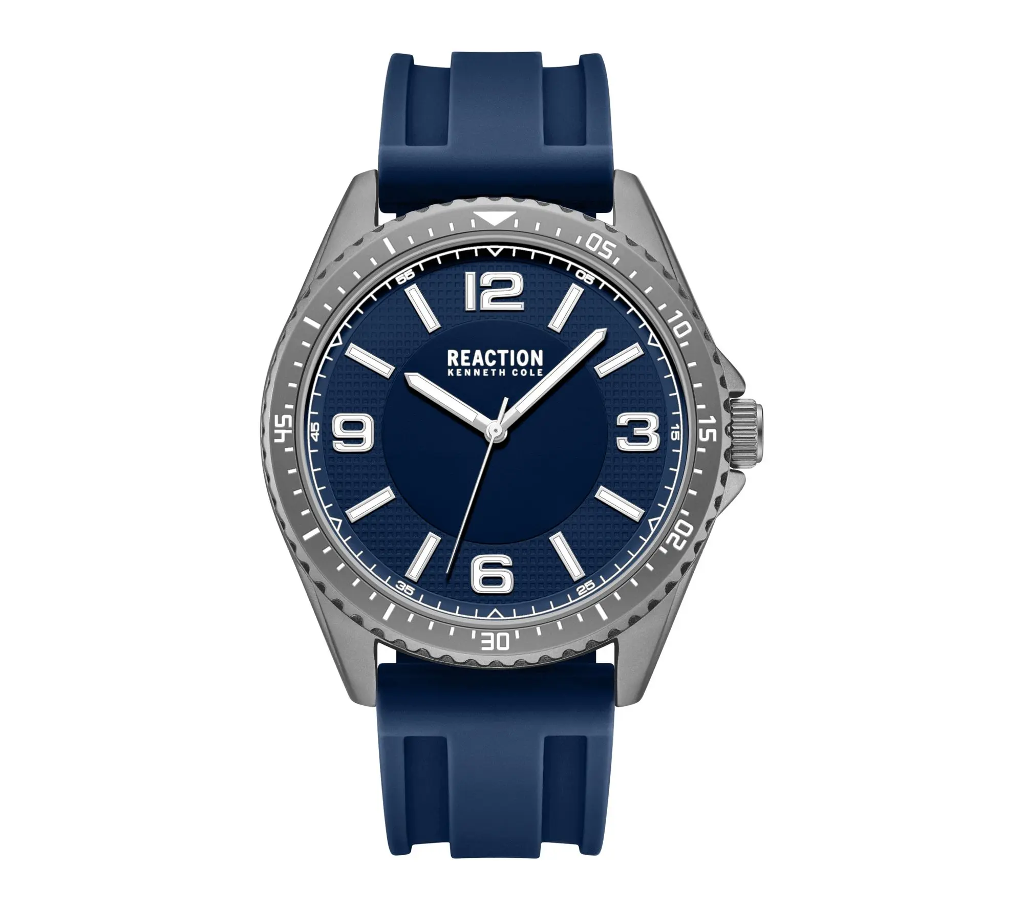 Kenneth Cole Reaction Men's Blue Silicone StrapWatch
