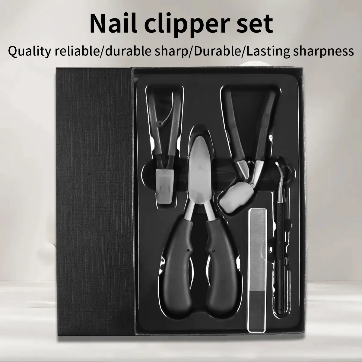Manicure & Pedicure Kit, Professional 5-Piece Stainless Steel Nails Kit Set for Unisex Grooming at Home & Salon, Pedicure At Home, Meaningful Gifts, All In One Kit Pedicure Tool