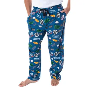 Seinfeld TV Series Men's Show Themed Designs Allover Pattern Adult Sleep Pajama Pants