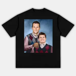 Tom Brady Drake Maye Step Brothers New England Football Adult and Youth T-Shirt Sweatshirt, Drake Maye shirt, graphic t-shirts, #Ppatriottt merch, Game Day Shirt, New England Football Tee, men's clothing clothes merch, Streetwear, Gift For Him & Her