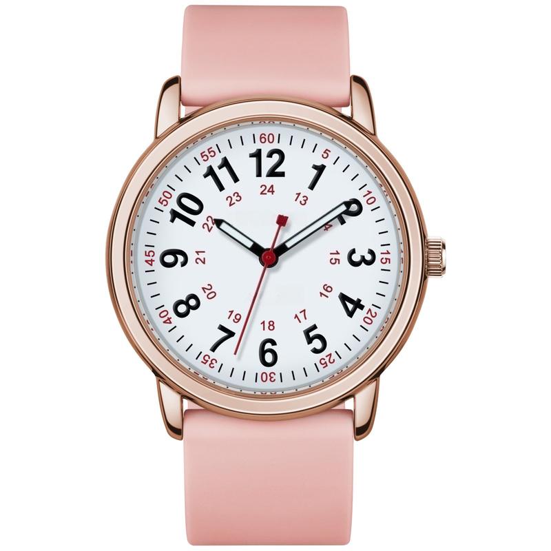 Water Resistant Nurse Watch For Women And Men Easy To Read Analog Wristwatch With Second Hand And 24-Hour Dial Ideal For Nursing Students Water Resistant Nurse Watch For Women And Men Easy To Read Analog Wristwatch With Second Hand And 24-Hour Dial Ideal For Nursing Students