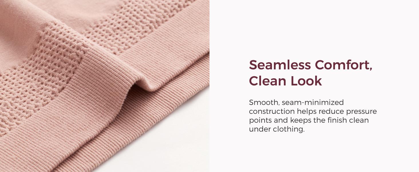 Momcozy Maternity Shapewear for Under Dresses, Anti-Chafing Mid-Thigh Pregnancy Underwear, Belly Support, Cotton Gusset