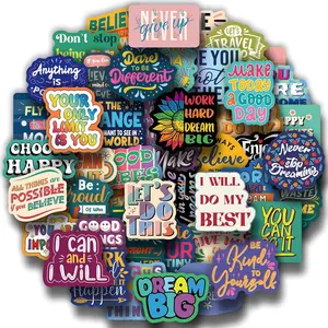 Rzaemuush 200PCS Motivational Stickers, Inspirational Positive Affirmation Stickers for Teens Adults Students Vinyl Decals for Water Bottles Laptop Vision Board Supplies huidalai