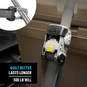 CamJam® HookLock™ Ratchet Strap System - Small