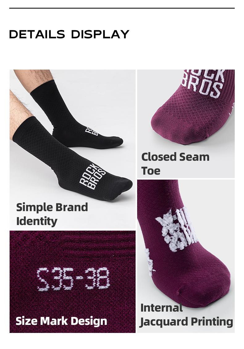 ROCKBROS Road to Sky Cycling Wicking Bike Comfortable Socks for Men Women