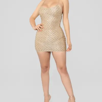 Cute Gold Dresses - TikTok Shop