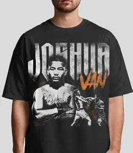 Joshua Van UFC Retro Tee Y2K Streetwear Martial Arts Shirt