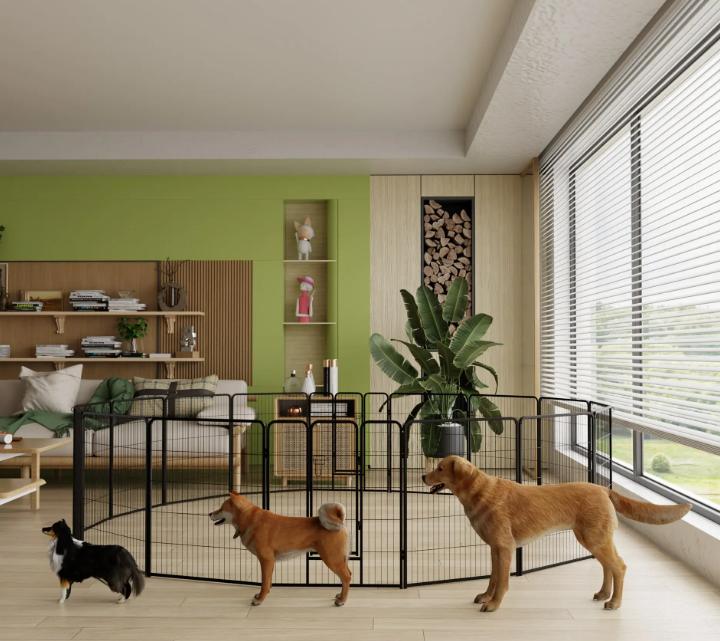 Outdoor Pet Enclosures Popular Spring 2026 ,40 Inch 16 Panels Large Space Dog Playpen with Door, Escape-Proof Outdoor Dog Exercise Pen for Yard & Training Playpens Outdoor Pet Enclosures Popular Spring 2026 ,40 Inch 16 Panels Large Space Dog Playpen with Door, Escape-Proof Outdoor Dog Exercise Pen for Yard & Training Playpens