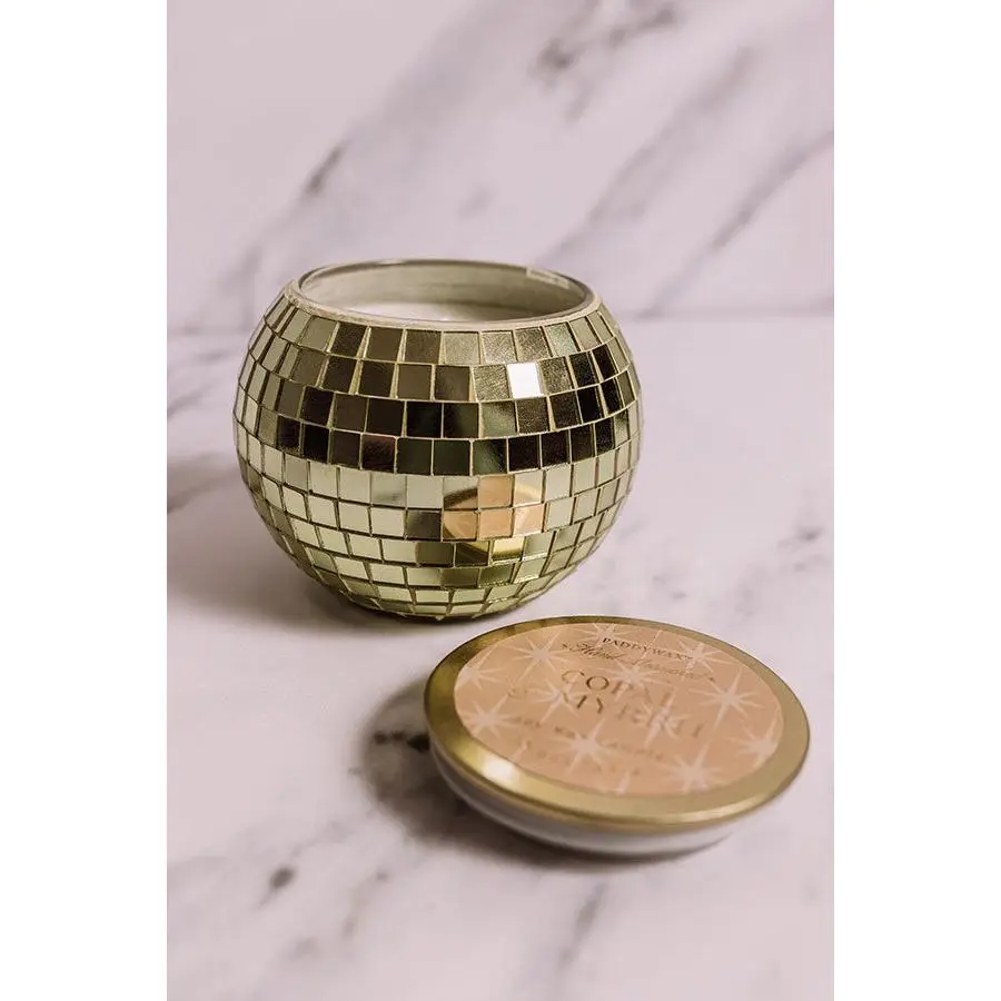 Paddywax Magique Disco Ball Candle in Copal and Myrrh