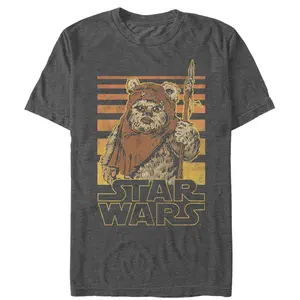 Men's Star Wars Wicket Ewok Stripes T-Shirt