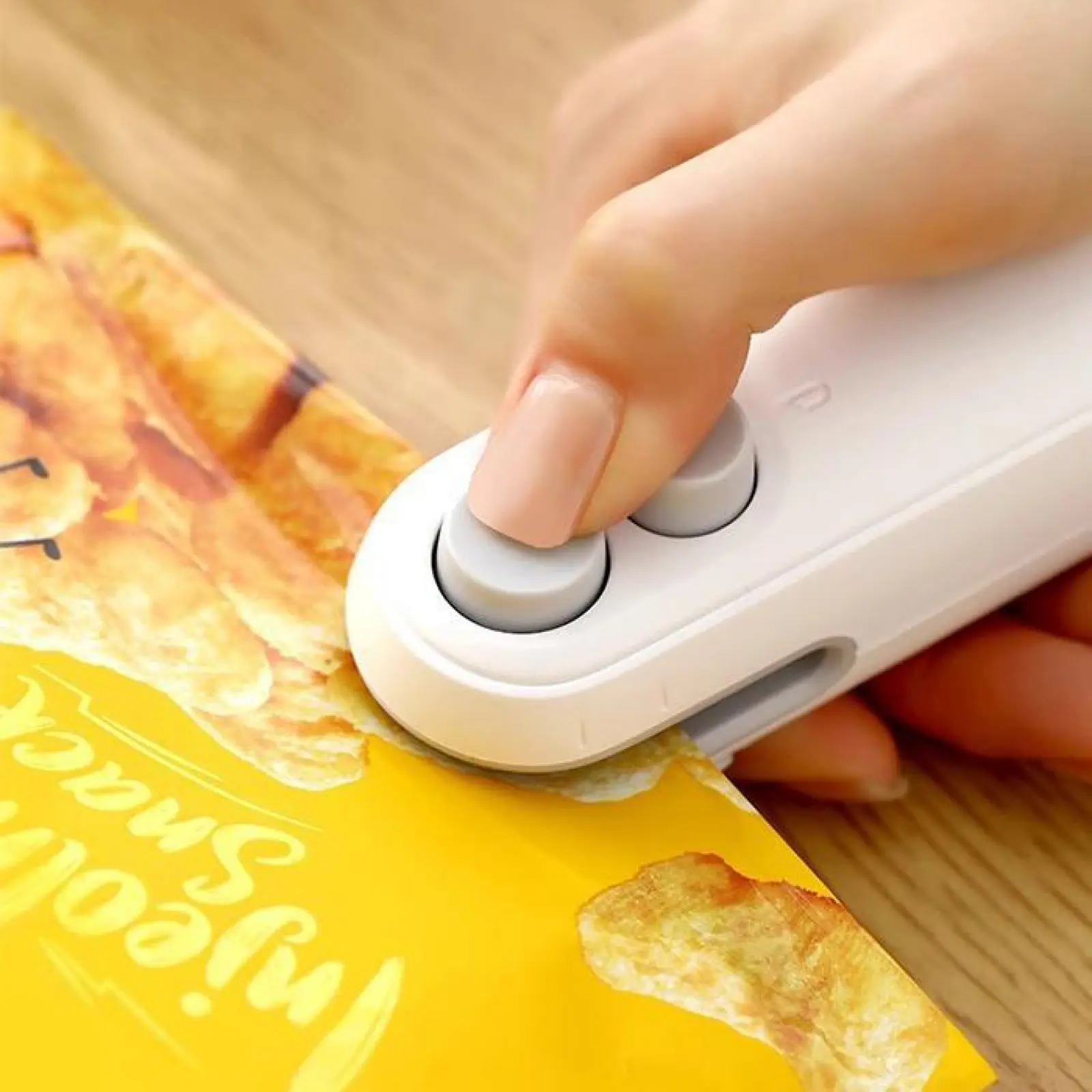 2 in 1Heat USB Rechargeable Bag Selaer,Plastic Electric Bag Sealers,Snack Mini Snack Bag Sealing Machine,Keep Food Fresh,Portable Sealer Picnics.