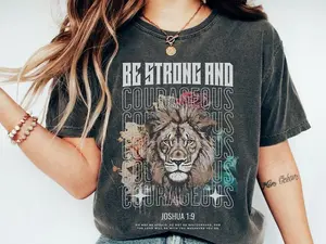 Boho Christian Comfort Colors crewneck Shirt, Bible verse worship shirt, christian Jesus is king gifts, Faith over fear based worship shirt