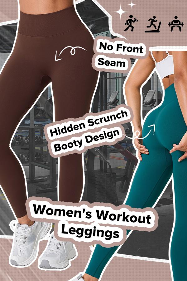 BRXL BrxlGrit Scrunch Butt Lifting Tummy Control High Waist Workout Leggings for Women Seamless Compression Gym Yoga Pants 4 Way Stretch Squat Proof Non See Through Moisture Wicking for Training Running-1