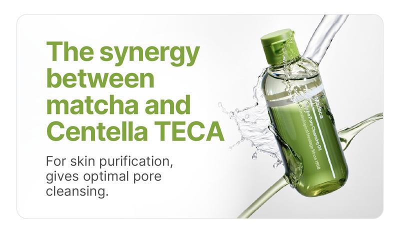 [Centellian24] Madeca Matcha Pore Cleansing Oil | EGCG-Rich Matcha | 3-Step Pore Scaling | Fast Emulsifying Cleanser | Korean Skincare