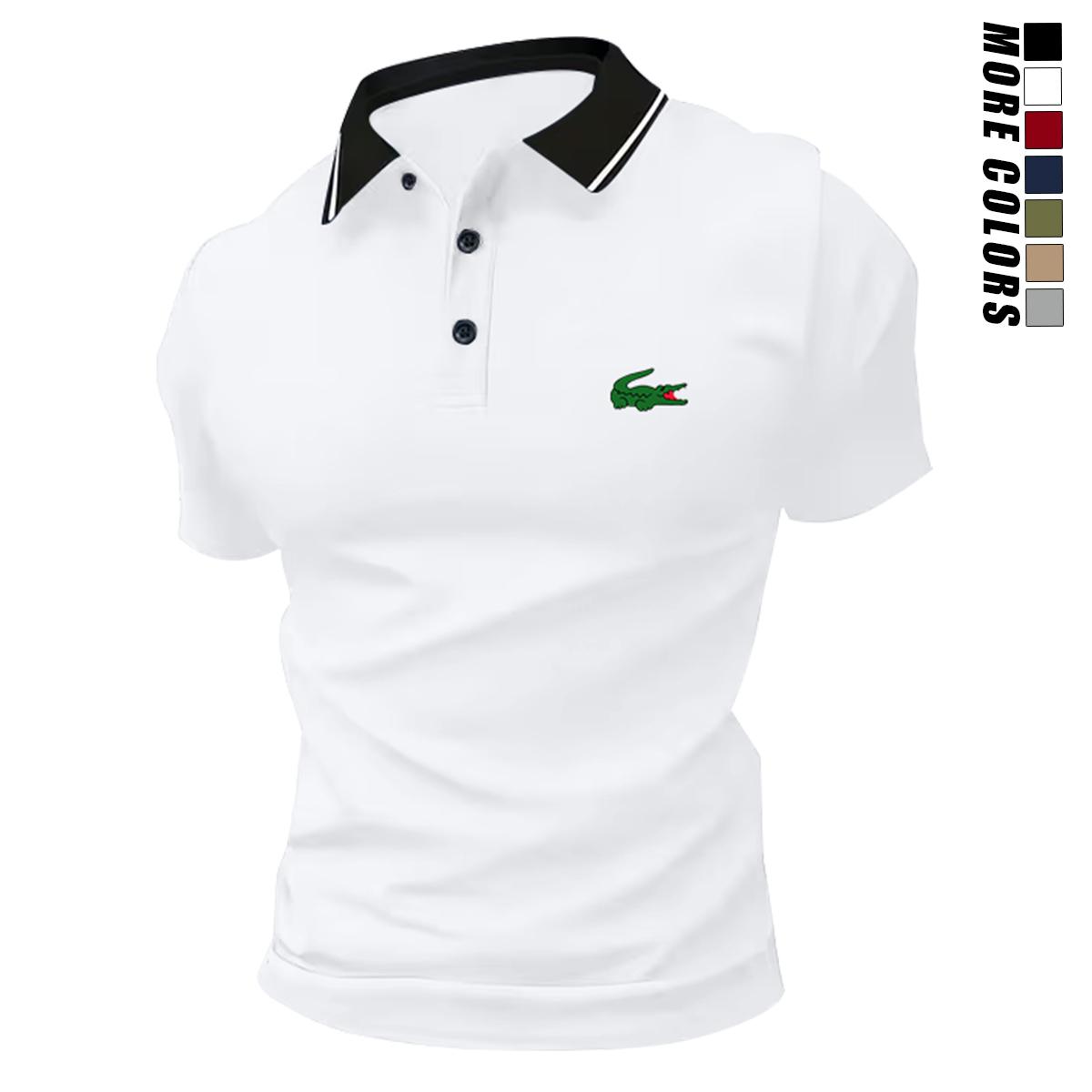 4-pack men&rsquo;s summer tops with animal print patterns, button placket and collar; polyester polo shirts that are machine washable, comfortable and stretchy&mdash;suitable for golf, everyday casual wear, fishing, and camping.,back to school,back to school shopping
