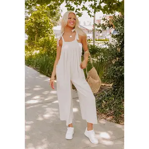 Sunny Days Ahead Jumpsuit in Oatmeal