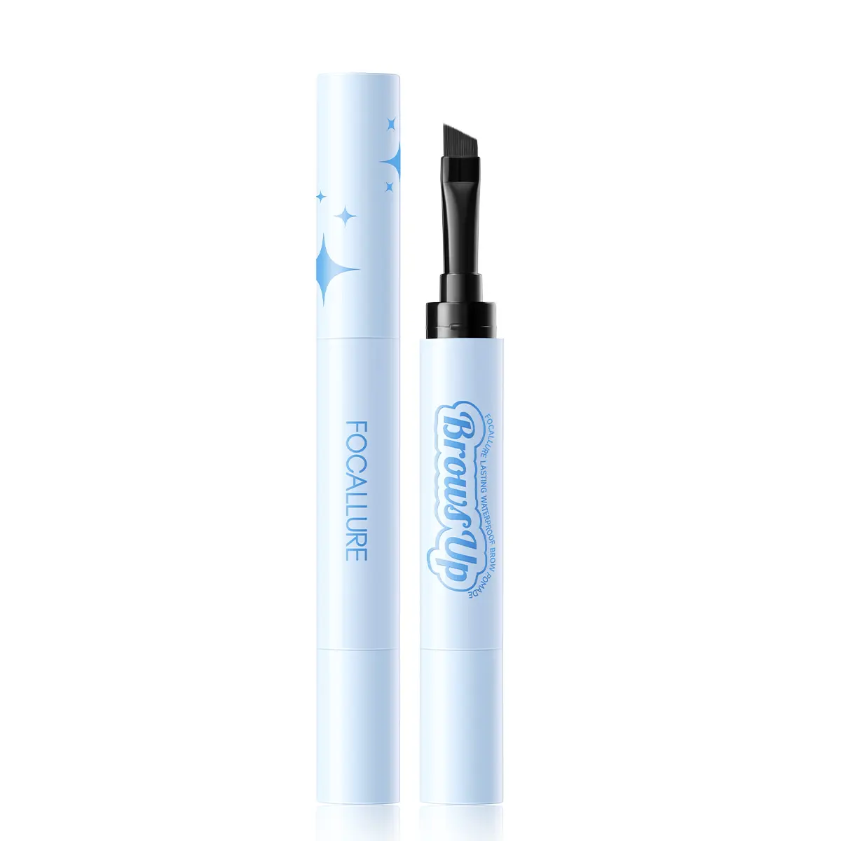 FOCALLURE Pro-Stay 2-In-1 Eyebrow Pomade Cream - No Smudge, Transfer-Proof, Waterproof, Sweat-Proof, Controllable, Precise, Smooth, Creamy, High Pigment, Non-Caking, Easy To Carry, Sparse Brows, All Skin Types, Long-Lasting Eyebrow Paste Makeup Evening