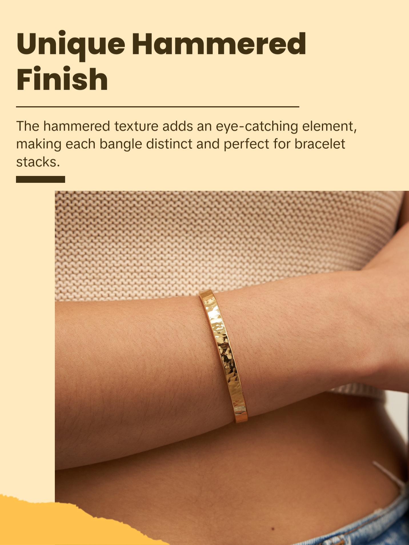 Hammered Bangle