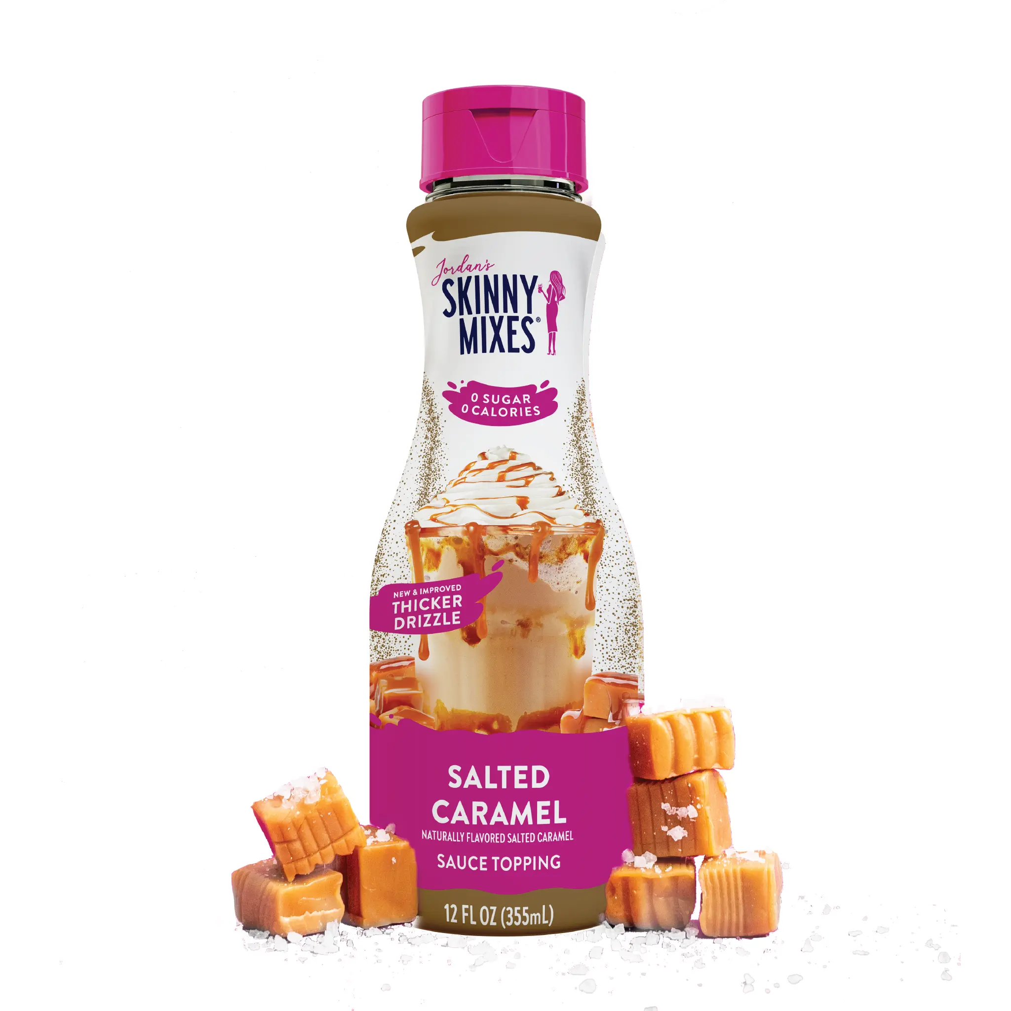 Sugar-Free Salted Caramel Sauce, Caramel Syrup for Desserts, Coffee, Baking (Cooking Essential Dressing & Spread), Sugar Free Syrups, Flavor Beverages