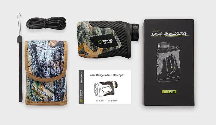 TideWe Camo  Hunting Rangefinder 700/1000Y Laser Range Finder Field Gear thermal scope