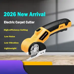 ADESKE 4V Brushless Electric Scissors Cordless Heavy Duty Power Scissors w Safety Lock LED Light Cuts Fabric Leather Carpet Cardboard Rechargeable DIY Craft Sewing Tool