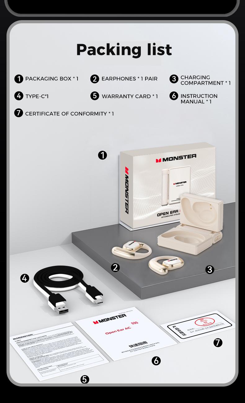 Monster Ear Buds - Headphones Bluetooth with Dual-Fold Design, Noise Isolation - 145H Playtime Wireless Earbuds Bluetooth 6.0,Waterproof & Sweatproof Wireless Headphones, Headset Ideal Traveling Gadgets & Electronic Gifts for Men and Women Monster Ear Buds - Headphones Bluetooth with Dual-Fold Design, Noise Isolation - 145H Playtime Wireless Earbuds Bluetooth 6.0,Waterproof & Sweatproof Wireless Headphones, Headset Ideal Traveling Gadgets & Electronic Gifts for Men and Women