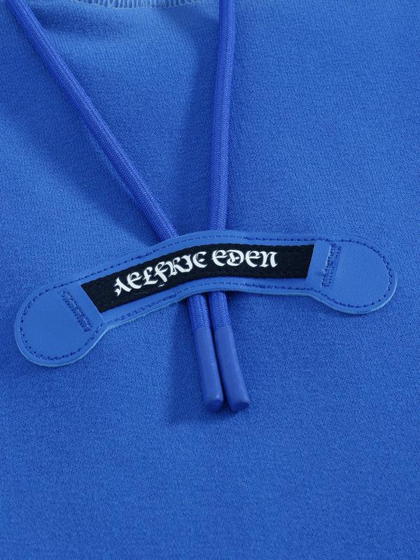 Aelfric Eden Y2K Cropped Hoodie Baggy Barrel Sweatpants Set 2 Piece Outfits Cozy Fleece Lounge Sweatsuit