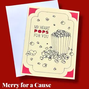 My Heart Pops For You Funny Valentine’s Handmade Cards