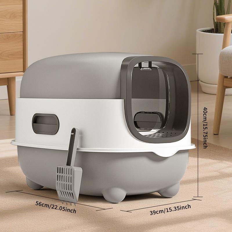 Enclosed Cat Litter Box Furniture - Extra Large Covered Design With Odor Control, High Privacy & Easy Clean | Modern Pet Toilet For Multiple Cats | For Large Cat Litter Boxes