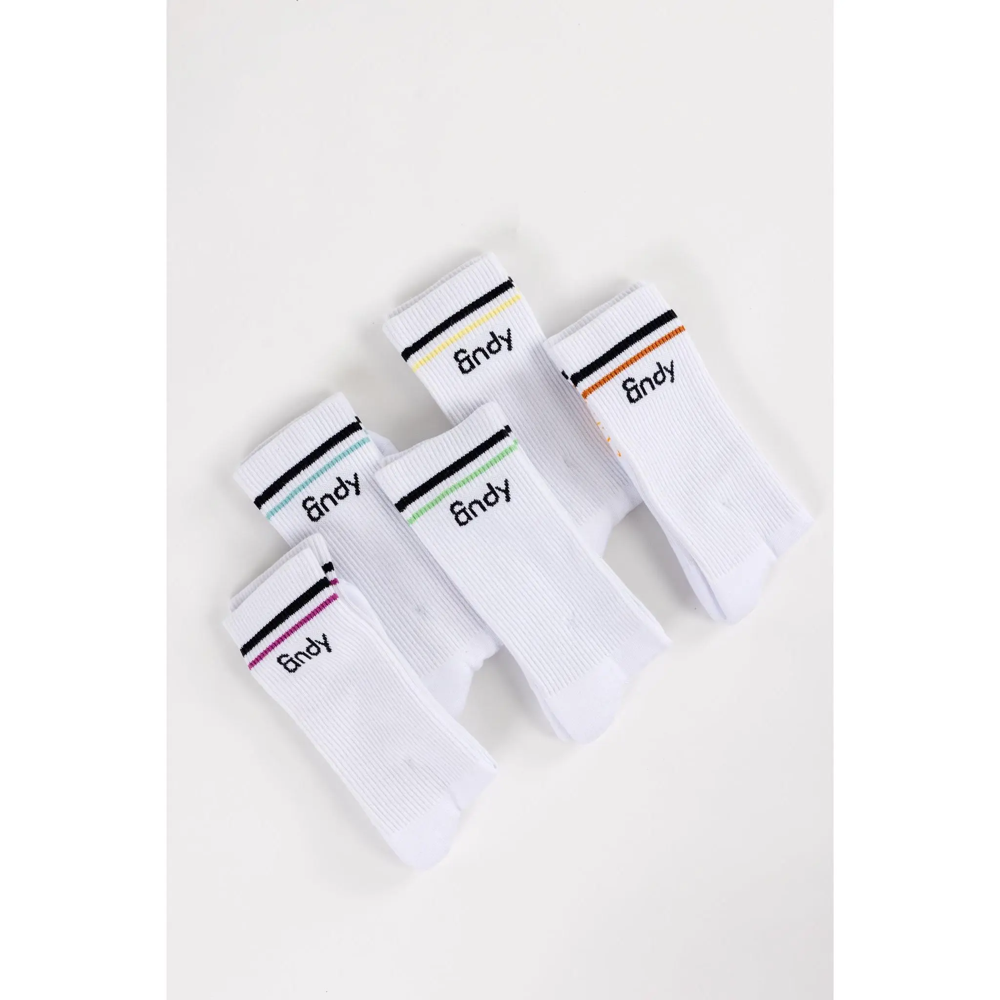 Rainbow Crew Socks 5-Pack